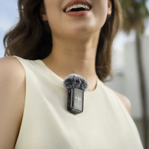 DJI Mic 2 (1 TX, Shadow Black) Compact Digital Wireless Microphone System/Recorder for Camera & Smartphone