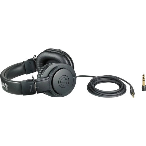 Audio Technica ATH-M20x Professional Monitoring Headphones (Black)