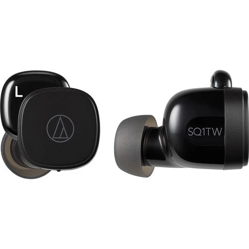 Audio Technica ATH-SQ1TW / SQ1 TW Wireless Earbuds Black