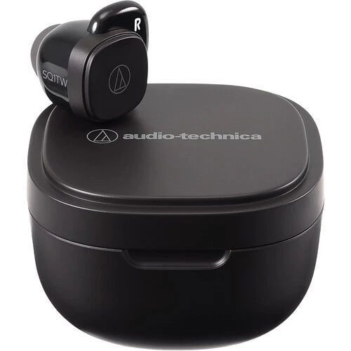 Audio Technica ATH-SQ1TW / SQ1 TW Wireless Earbuds Black