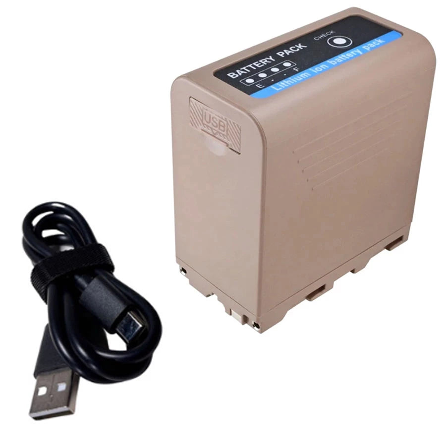 Avangarde TP-F970D Type-C Rechargeable NP-F970 6400mah