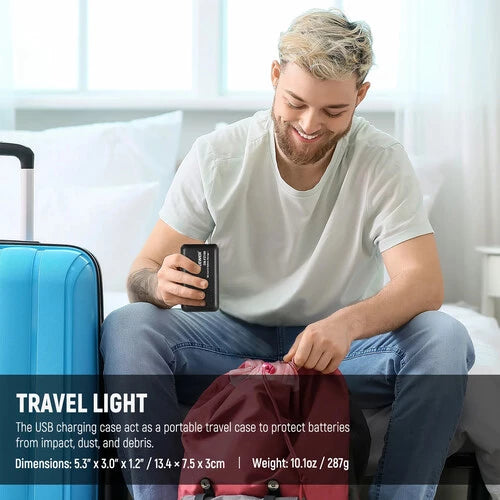 Avangarde DB-FZ100 Battery Charger Case (Type-C) with SD Card Slot