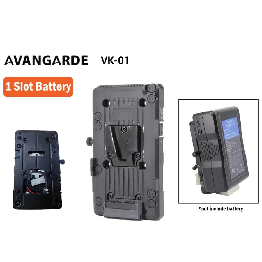 Avangarde VK-01 V-Mount Adapter to D-Tap Connector (1 Slot Battery)