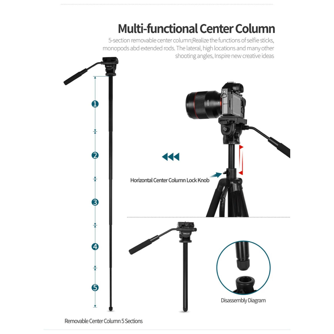 Avangarde VT234FL Professional Video Tripod