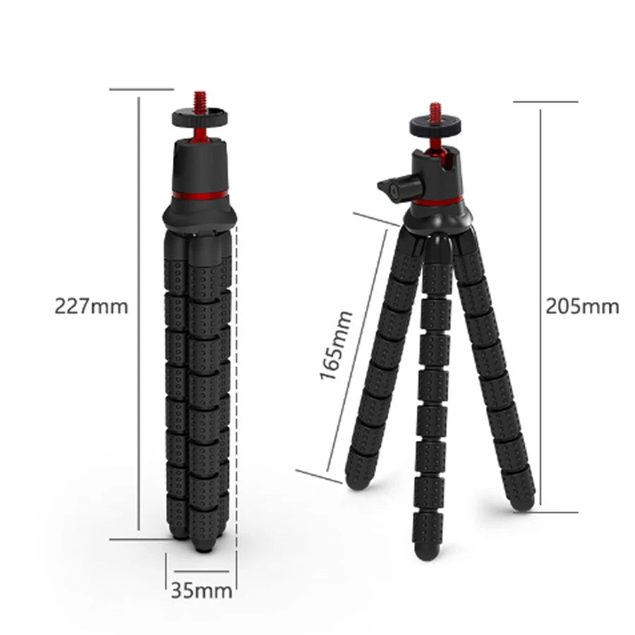 Avangarde Mini Flexible Octopus Tripod with Smartphone Holder + Remote