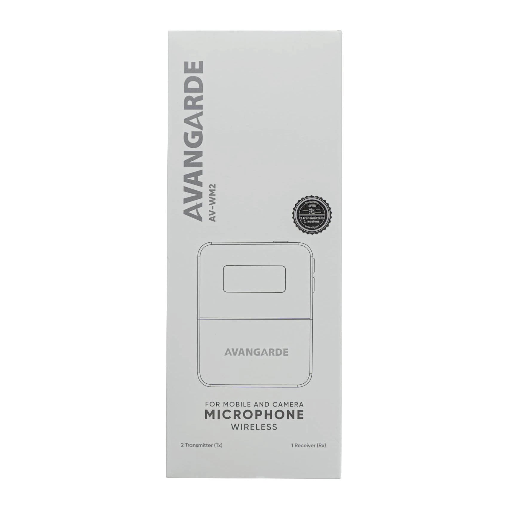 Avangarde AV-WM2 Mobile and Camera Wireless Microphone