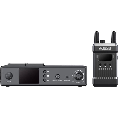 Hollyland MARS T1000 Full-Duplex Intercom System with Four Beltpack Transceivers