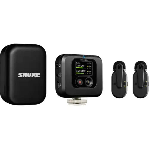 Shure MV-TWO-KIT MoveMic Two Receiver Kit Wireless Lavalier Microphone