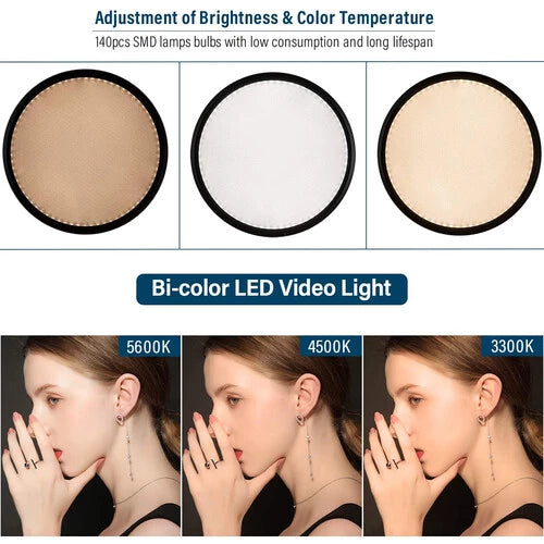 VILTROX VL-500T 2 Pcs Set of Dual Color LED Video Light