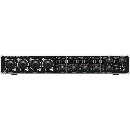 Behringer UMC404HD U-Phoria 4x4 USB Audio Interface