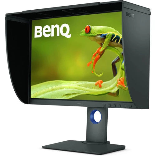 BenQ SW240 photography monitor 24" with shade