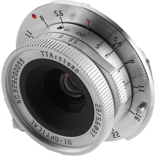 TTartisan 28mm f5.6 LEICA M-MOUNT SILVER (FULL FRAME)