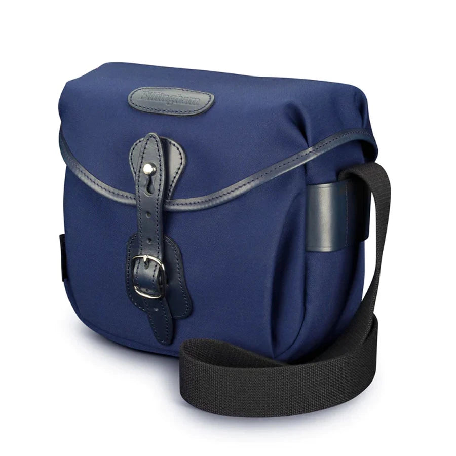 Billingham HADLEY DIGITAL CAMERA BAG Navy Canvas / Navy Leather (Chocolate Lining)