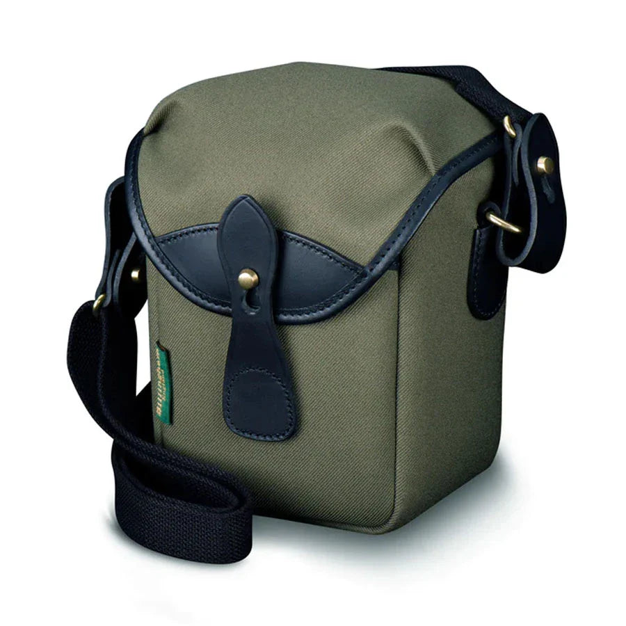 Billingham 72- Black Canvas / Tan leather (Olive Lining)