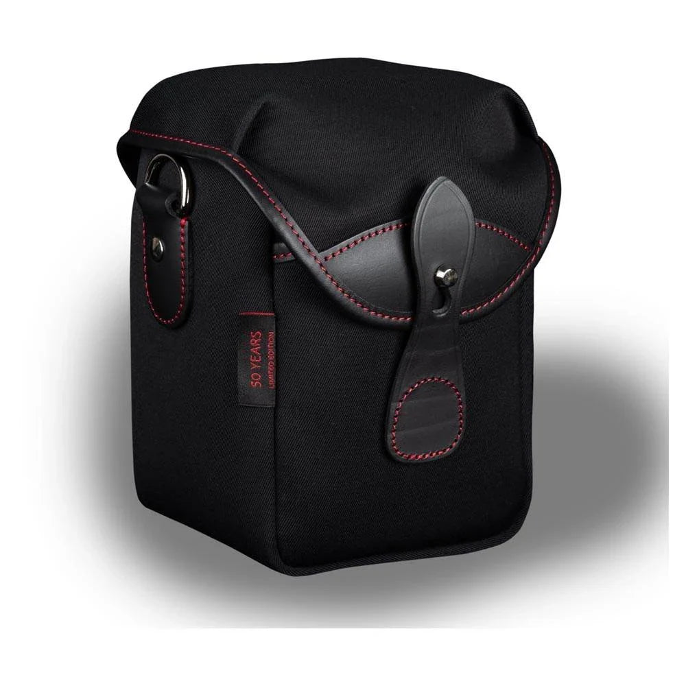 Billingham 50 Years 72 - Black/Black with Red Stitching Camera Bag