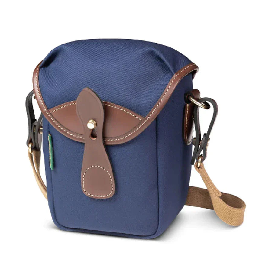 Billingham 72- Navy Canvas / Chocolate Leather (Chocolate Lining) (59256)