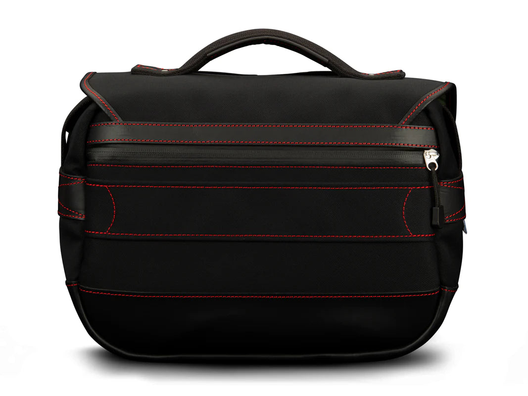 Billingham 50 Years Mini Eventer - Black/Black with Red Stitching Camera Bag