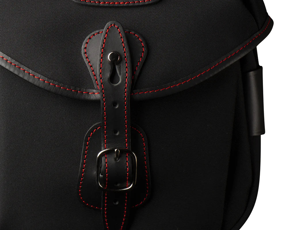 Billingham 50 Years Hadley Digital - Black/Black with Red Stitching Camera Bag