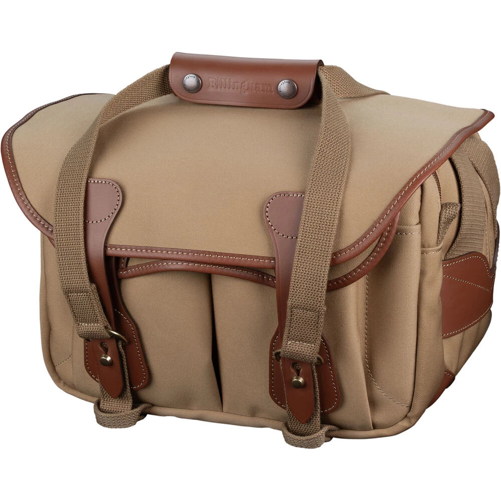 Billingham 225 MKII Camera and Tablet Bag Khaki Canvas / Tan Leather