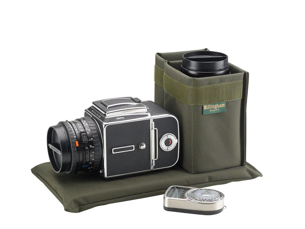 Billingham 225 MKII Camera Tablet Bag - Sage Fibrenyte/Chocolate