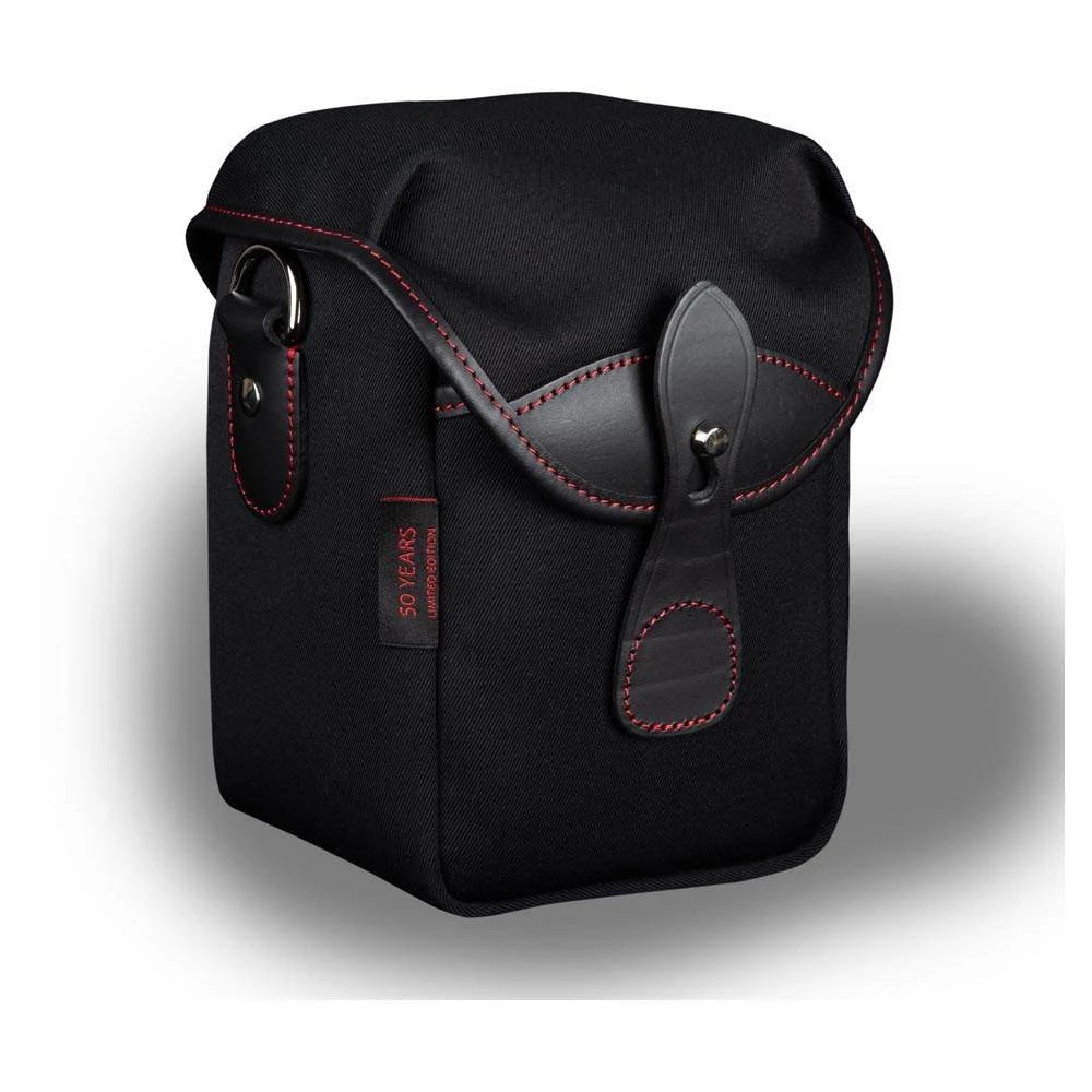 Billingham 50 Years 72 - Black/Black with Red Stitching Camera Bag