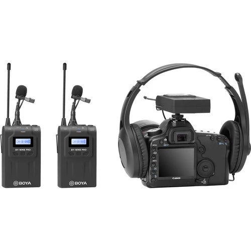 Boya BY-WM8 Pro K2 Dual Channel UHF Wireless Microphone