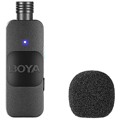 Boya BY-V20 Ultracompact 2-Person Wireless Microphone System with USB-C Connector for Mobile Devices (2.4 GHz)