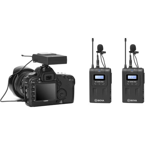 Boya BY-WM8 Pro K2 Dual Channel UHF Wireless Microphone