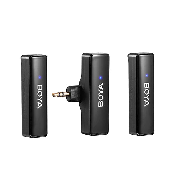 Boya BOYALINK All-in-one Design Wireless Microphone (iOS/Type C/3.5mm) Black