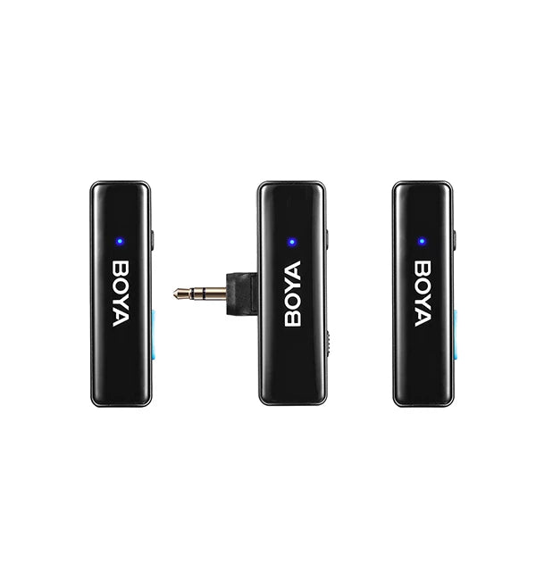 Boya BOYALINK All-in-one Design Wireless Microphone (iOS/Type C/3.5mm) Black