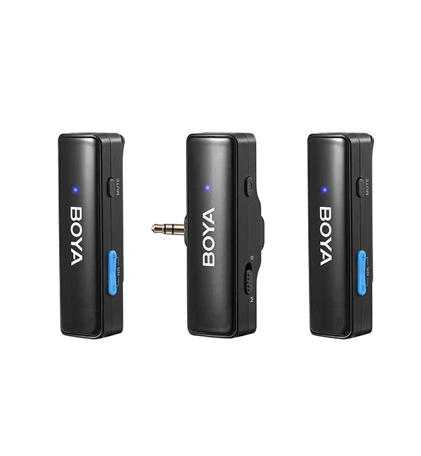 Boya BOYALINK All-in-one Design Wireless Microphone (iOS/Type C/3.5mm) Black
