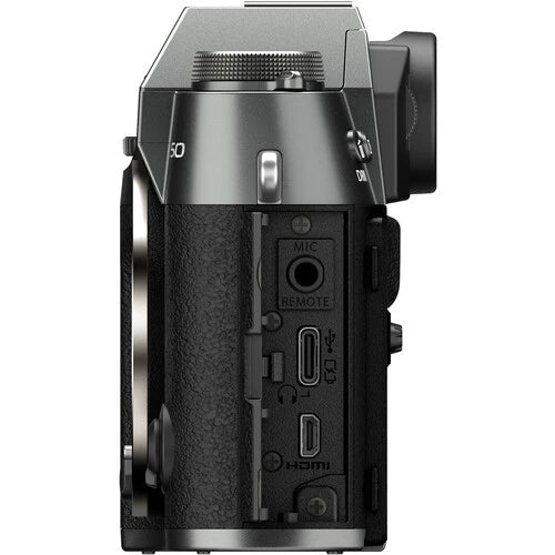 Fujifilm X-T50 Mirrorless Camera with XC 15-45mm f3.5-5.6 Lens (Charcoal Silver)