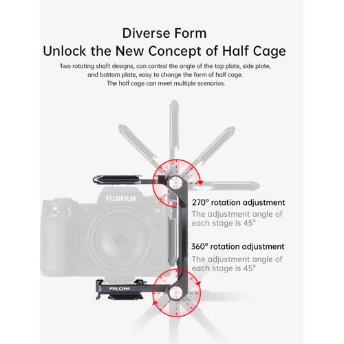 Falcam F22&F38&F50 Quick Release Foldable Half Cage C00B3808