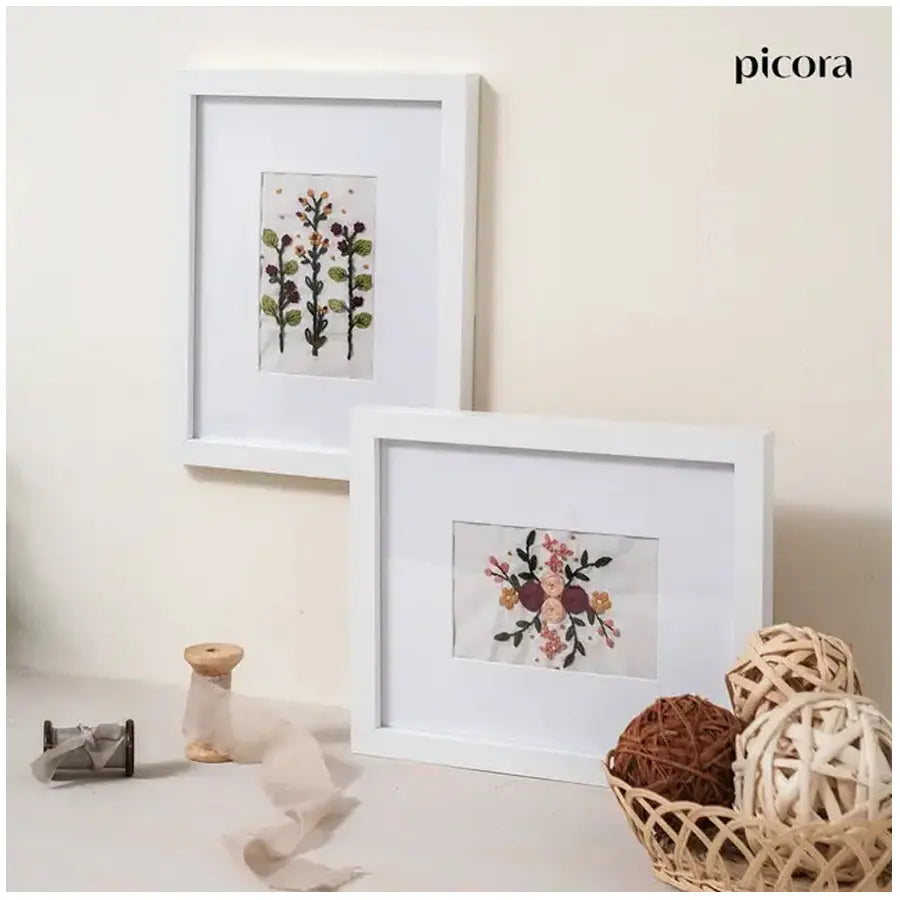 Picora Arte Multi Opening Frame 25x50cm matted to 3-Opening Black