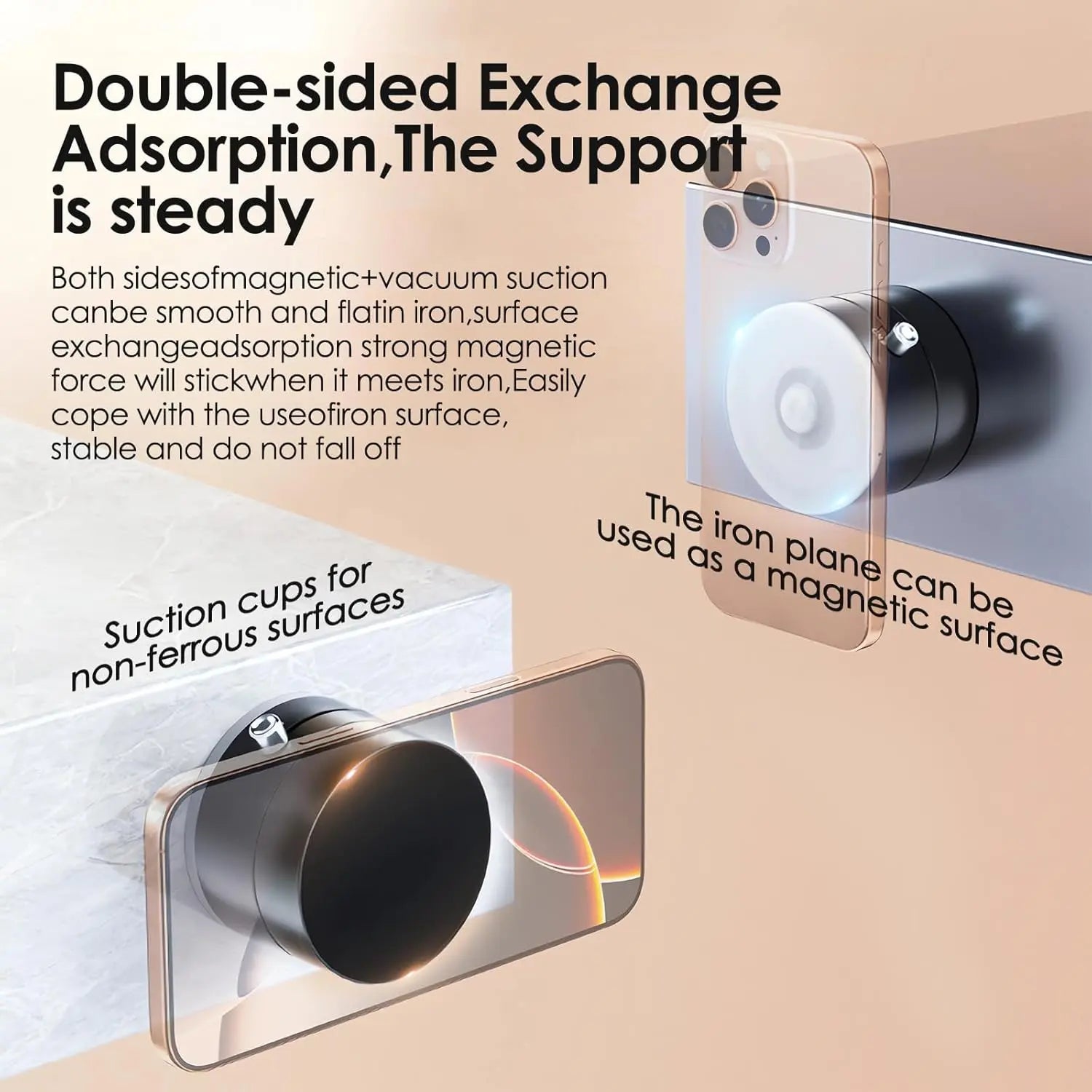 Avangarde Premium Foldable Magsafe Car Phone Holder AM-01 (Black)