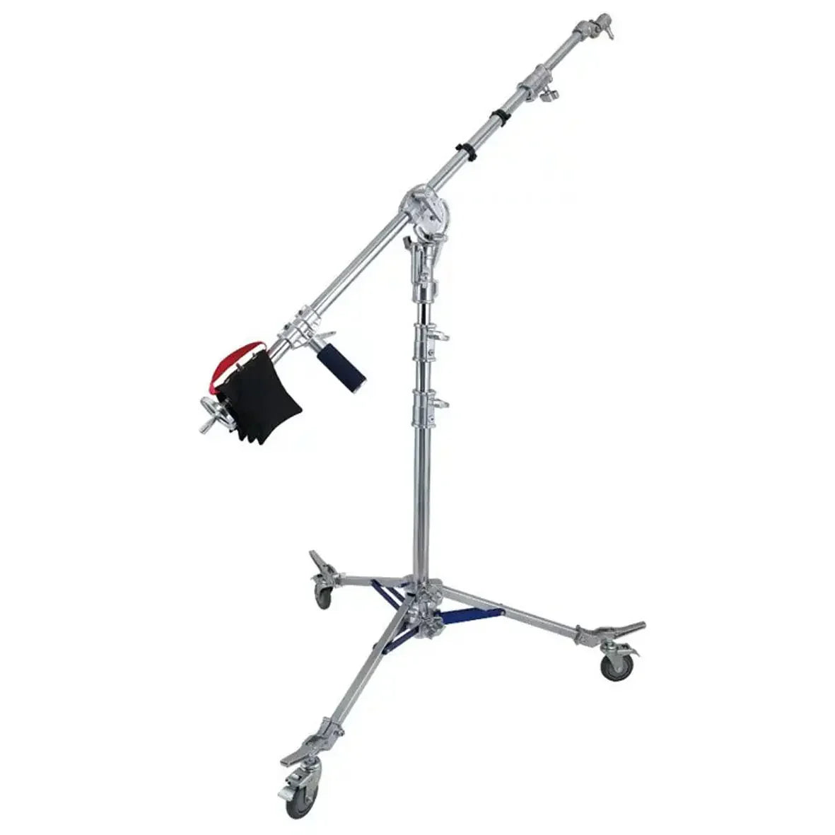 Meking 2360mm Super Boom Stands,with Steel Ball Sand Bag,Silver M16-1226FS