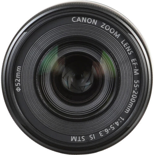 Canon EF-M 55-200mm f4.5-6.3 IS STM Lens (Black)