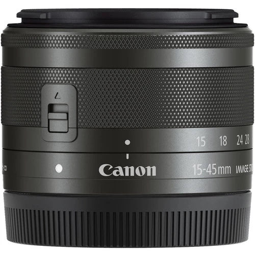Canon EF-M 15-45mm f3.5-6.3 IS STM Lens (Graphite)