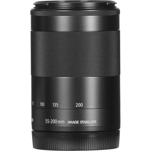 Canon EF-M 55-200mm f4.5-6.3 IS STM Lens (Black)