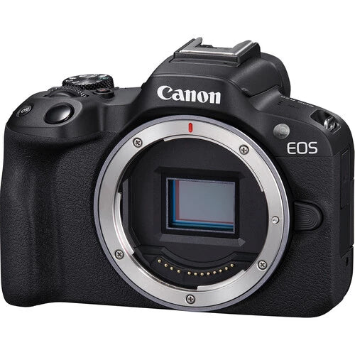 Canon EOS R50 Mirrorless Camera with 18-45mm Lens Black
