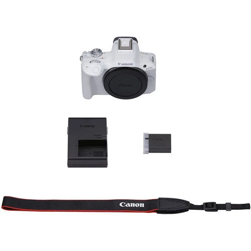 Canon EOS R50 Mirrorless Camera Body Only White