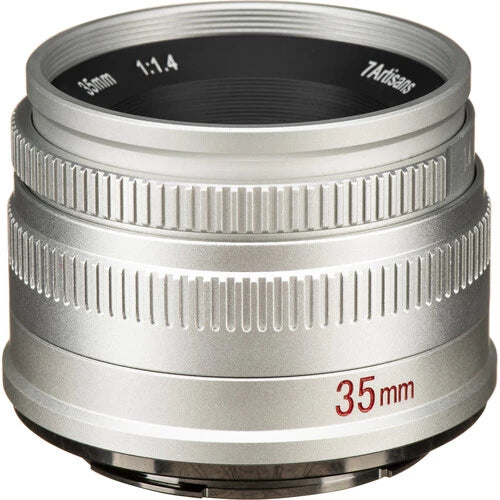 7Artisan 35mm F1.4 APS-C Sony E Silver