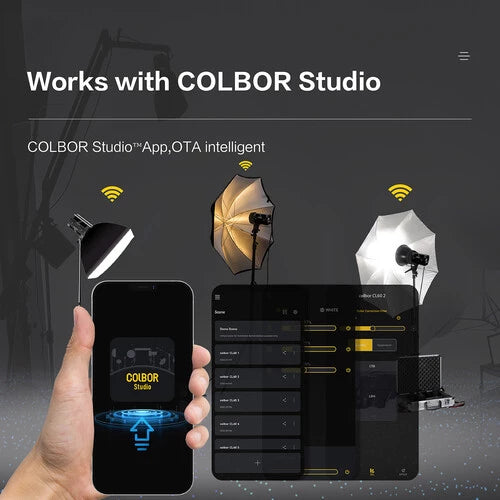 COLBOR CL100X-EU BI-COLOR COB VIDEO LIGHT