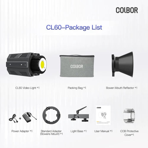 COLBOR CL60 BI-COLOR LED VIDEO LIGHT