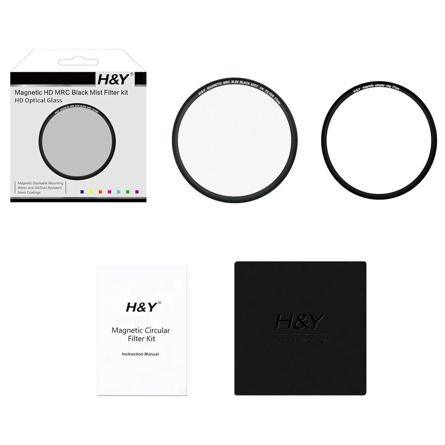 H&Y Magnetic HD Black Mist 1/8 Filter Kit 49mm (MC8-49)