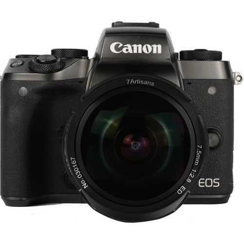 7Artisan 7.5mm F2.8 II Canon EOS-M Mount(Black)