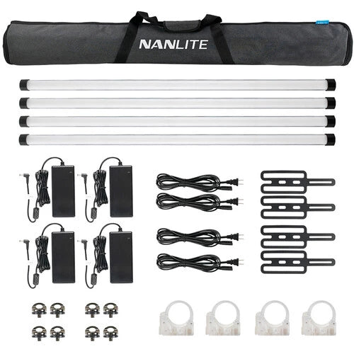 Nanlite PavoTube II 30X RGB LED Pixel Tube Light (120cm, 4-Light Kit)