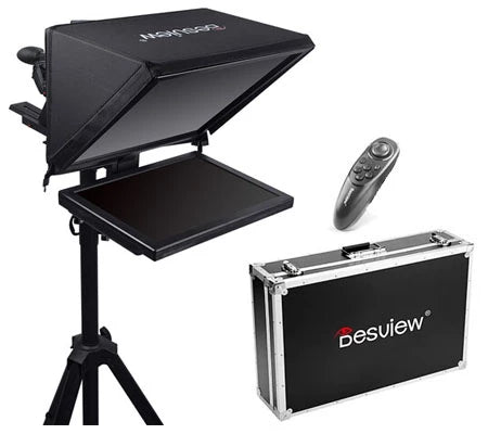 Desview T22 Broadcast Teleprompter for Camera Interview