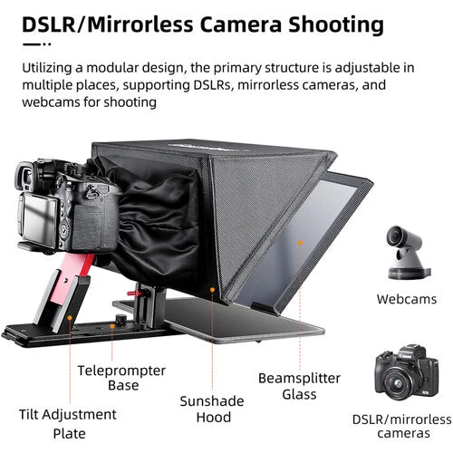 Desview T12S Protable Teleprompter Camera