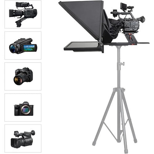 Desview T15 Broadcast Teleprompter for Camera Interview